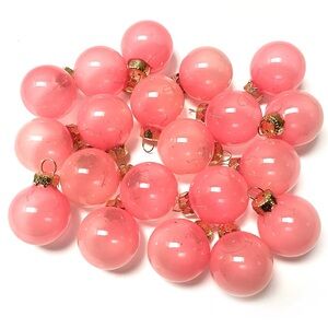 Vintage Petite Pink Ornaments